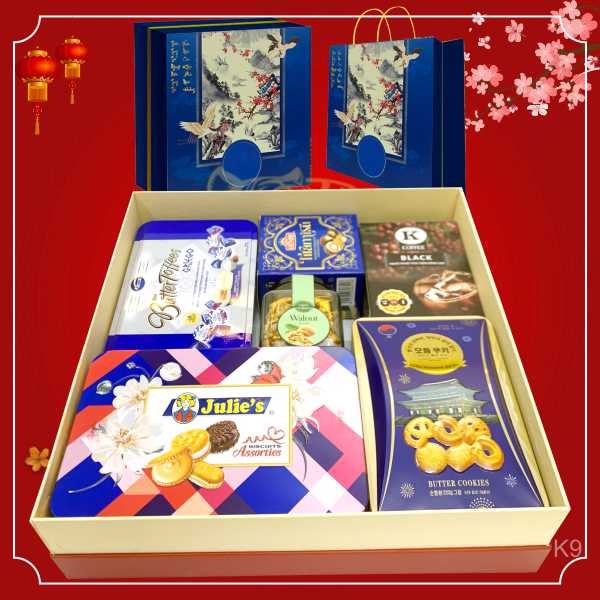 Hộp Quà Tết In Logo KR22009