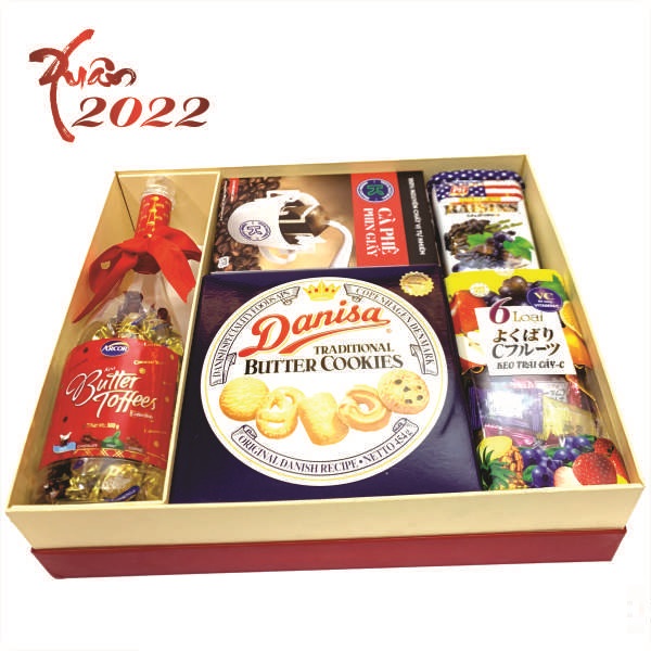 Hộp Quà Tết In Logo KR22013