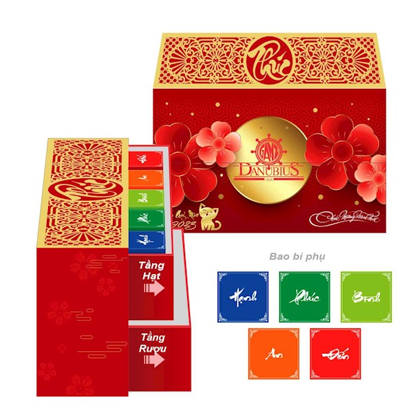 Hộp quà Tết thiết kế TKQT008
