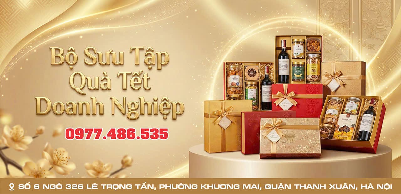 Xưởng sản xuất hộp quà Tết doanh nghiệp tại Hà Nội - Quà Tết 102